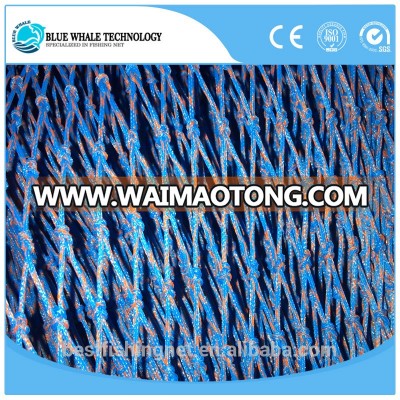 2018 EU Standard Top Quality HDPE PE Plastic Braided Fishing Net Webbing For Shrimp Trawl